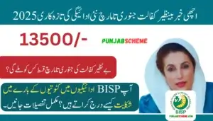 Good News Benazir Kafalat January To March New Payment Update 2025 Know Complete Details