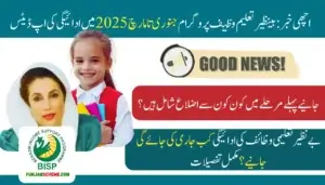 Good News Benazir Taleemi Wazaif Program Jan to March Payment Updates In 2025